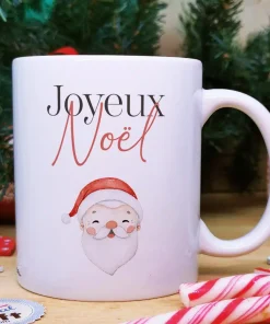 Mug “Joyeux Noël” – Père Noël – Cadeau Noël