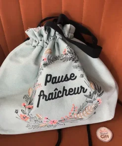 Alternative view of Sac isotherme fleuri – Pause fraicheur