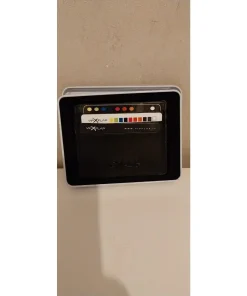 VIP FLAP porte carte tendance DM NOIR ORANGE  avec son boîtier métal